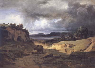 Jean Baptiste Camille  Corot la Cervara (mk11)